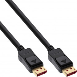 InLine 8K (UHD-2) DisplayPort kabelis, melns - 3m