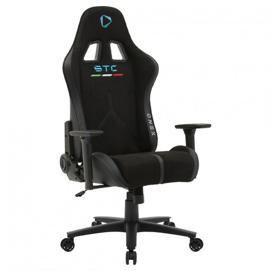 ONEX STC Alcantara L sērijas spēļu krēsls - melns Onex