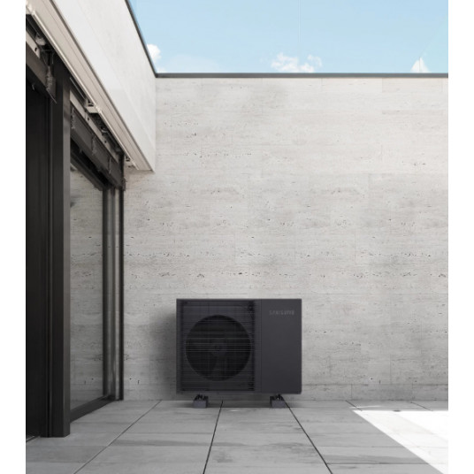 SAMSUNG gaiss-ūdens 8 kW Mono HT Silent siltumsūkņa monobloks ar 200 l tilpuma sildītāju AE080BXYDEG/EU + AE200RNWMEG/EU