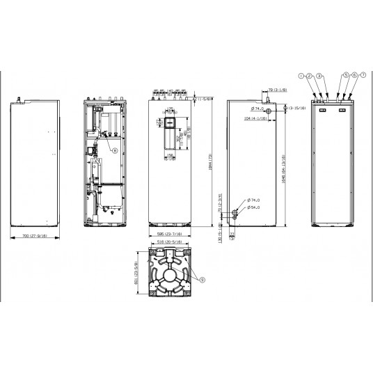 SAMSUNG gaiss-ūdens 6,0/6,5 kW SPLIT siltumsūkņu KOMPLEKTS (ar 200 l tilpuma sildītāju), NORDIC sērija AE200RNWSEG/EU + AE060CXEDEG/EU