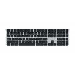 Magic Keyboard ar Touch ID un ciparu tastatūru Mac modeļiem ar Apple Silicon — melni taustiņi — starptautiskā angļu valoda
