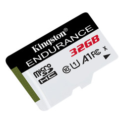 Kingston Endurance microSDHC karte, 32GB, UHS-I, 10. klase, 95MB/s lasīšanas, 45MB/s rakstīšanas, melna / KING-2813