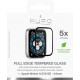 Aizsargstikls PURO priekš Apple Watch 44mm, rūdīts stikls, melns rāmis / SDGFSAW44BLK