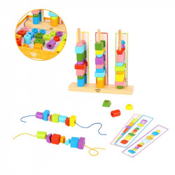 Koka formu un krāsu puzle - Tooky Toy