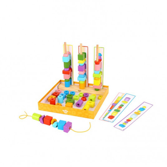 Koka formu un krāsu puzle - Tooky Toy