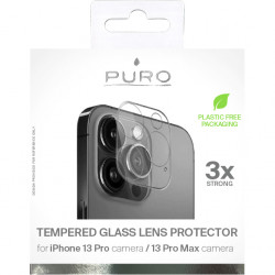 Rūdīta stikla kameras objektīva aizsargs PURO priekš Apple iPhone 13 Pro un Apple iPhone 13 Pro Max / SDGLIPHONE13P