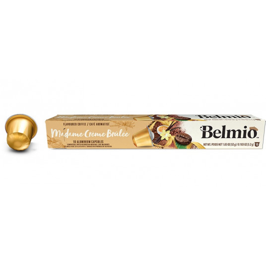 Kafijas kapsulas Belmio Madame Crème Brulée, Nespresso kafijas automātiem, 10 kapsulas / BLIO31377   