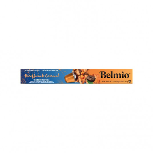 Bezkofeīna kafijas kapsulas Belmio Decaffeinato Caramel, Nespresso kafijas automātiem, 10 vāciņi / BLIO31561