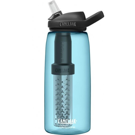 Bottle z filtrem CamelBak eddy+ 1L, filtrēts ar LifeStraw, True Blue