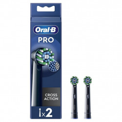  Oral-B Cross Action Pro, Zobu birstes uzgaļi, 2 gab. melns