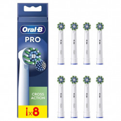 Oral-B EB50-8 Cross Action Pro, Zobu birstes uzgaļi, 8 gab.
