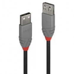A TIPA USB2 KABELIS 0,5 M/ANTHRA 36701 LINDY
