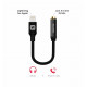 Swissten Lightning to Jack 3.5mm Audio Adapter for iPhone and iPad 15 cm Black