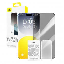 Baseus Diamond Privātuma aizsardzības rūdīts stikls Apple iPhone 15.