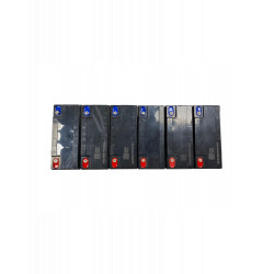 Elektriskā skrejriteņa svina-skābes akumulatoru komplekts, 12V 20AH (6 gab. - 72V)