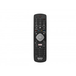HQ LXP1285 TV remote control PHILIPS LCD NETFLIX 3D RM-L1285 Black