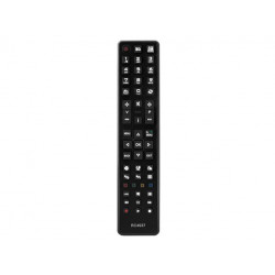 HQ LXP4937 TV remote control Vestel / Sharp / JVC / AKAI / TELEFUNKEN / LCD / RC4937 3D / Black