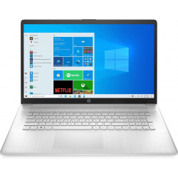 HP 17-CN3033CL i5-1335U 17,3 collu FHD 16GB SSD512 BT BLKB Win11 Natural Silver (REPACK) 2Y