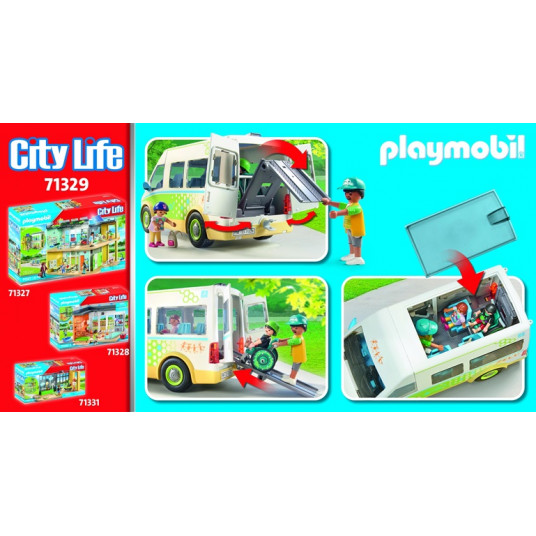 Konstruktors Playmobil skolas autobuss 71329, plastmasa