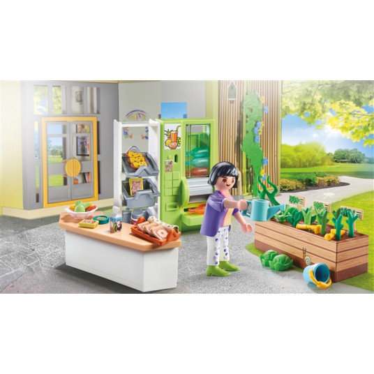 Konstruktors Playmobil pusdienu kiosks 71333, plastmasa