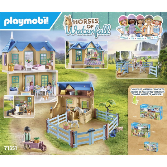 Konstruktors Playmobil Waterfall Ranch 71351, plastmasa