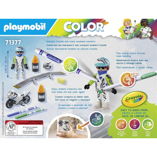 Konstruktors PLAYMOBIL Krāsa: Motocikls 71377