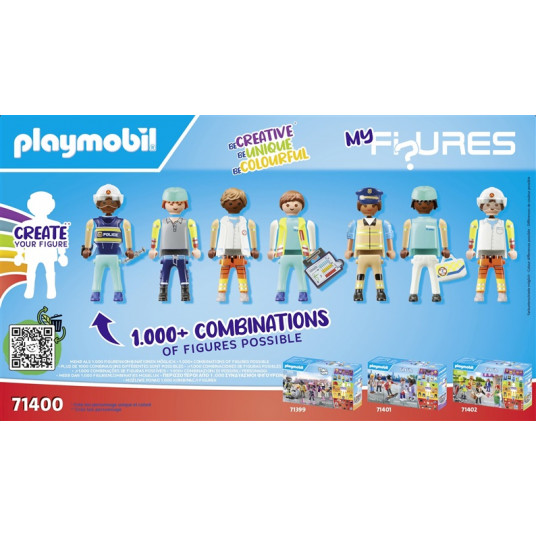 Konstruktors Playmobil My Figures: Rescue Team 71400