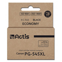 Actis Canon printera tinte KH-303BKR, lai aizstātu Canon PG-545XL; Augstākā; 15 ml; 207 lpp.; melns Drukā par 15% vairāk nekā oriģinālais aprīkojums.