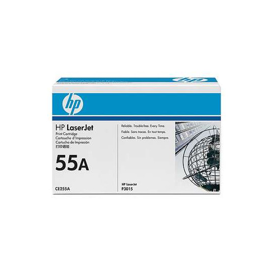 "HP Toner 55A CE255A Black"