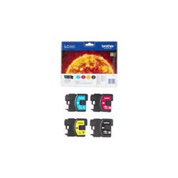 "Brother Ink LC-980 Value Pack (BK/C/M/Y)"