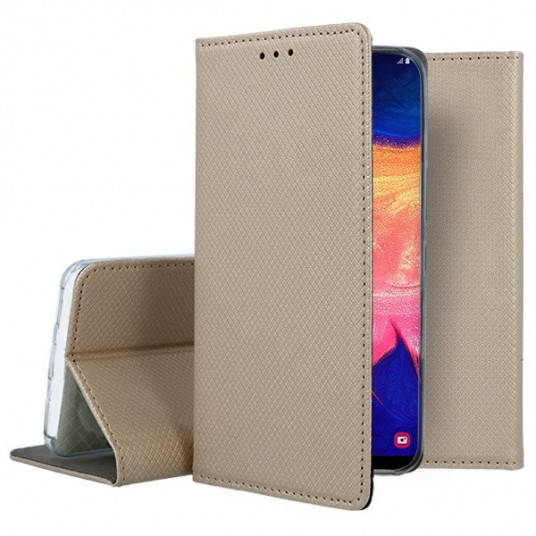 Mocco Smart Magnet Book Case For Samsung Galaxy A21 Gold