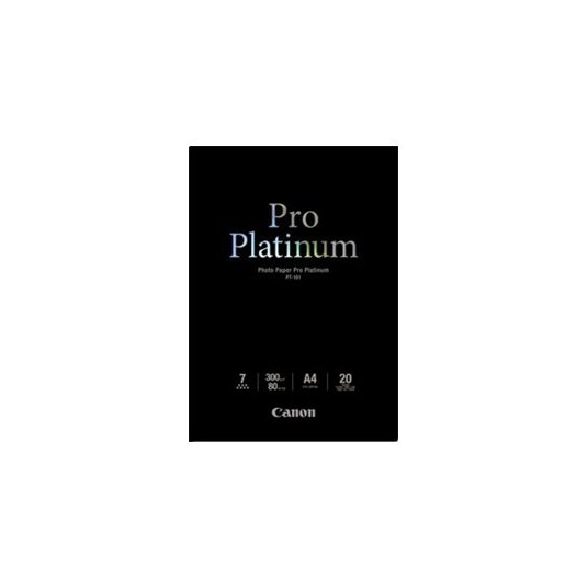 Canon PT-101 Photo Paper Pro Platinum - tīrīšanas papīrs, A4, 20 loksnes