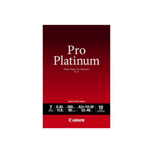 Canon PT-101 Photo Paper Pro Platinum fotopapīrs, A3+, 10 loksnes