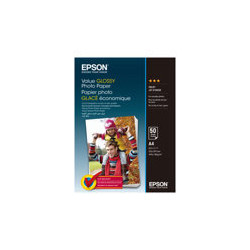 Epson Value Glossy Photo Paper - valokuvapapīrs, A4, 50 loksnes