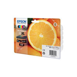 "Epson Tinte 33XL C13T33574011 5er Multipack (BKMCY/Schwarz Foto) bis zu 650 Seiten"