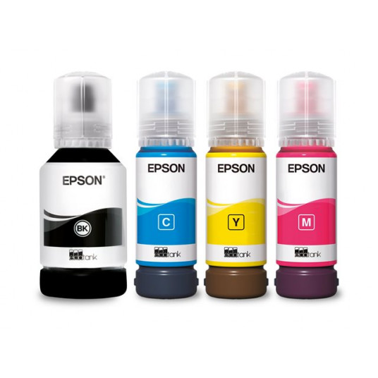 Epson 102 EcoTank - mustepullo, syaani