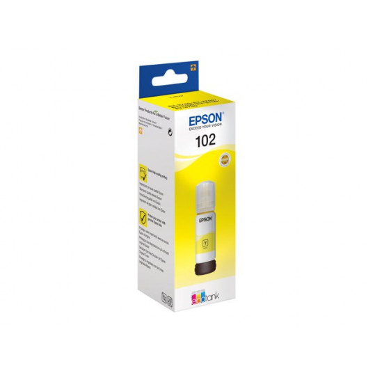 Epson 102 EcoTank - mustepullo, dzeltena