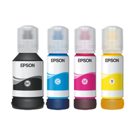 Epson 113 EcoTank - mustepullo, dzeltena