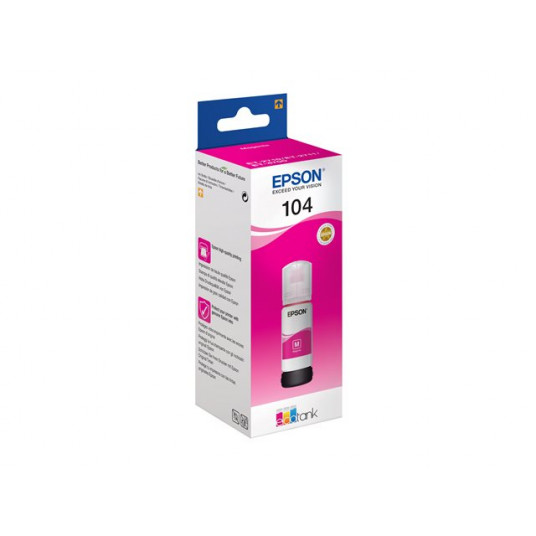 EPSON ECOTANK 104 MAGENTA TINTES PUDELE