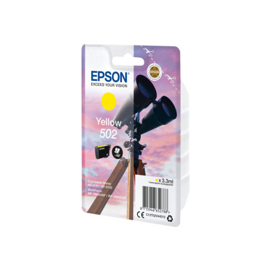 EPSON BINOCULARS SINGLEPACK YELLOW 502 INK