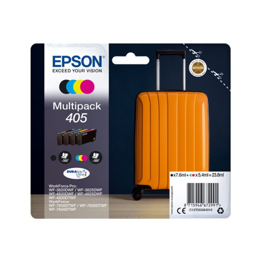 Epson 405 -mustekasettipakkaus, 4 krāsas