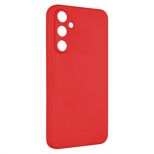 Fiksēts | Fiksēts stāsts | Aizmugurējais vāks | Samsung | Galaxy A55 5G | Gumijots | sarkans