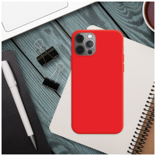 Fiksēts | Fiksēts stāsts | Aizmugurējais vāks | Samsung | Galaxy A55 5G | Gumijots | sarkans