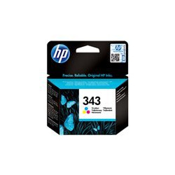 Trīs krāsu oriģinālā HP 343 tintes kasetne
