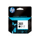 HP 301 tintes melns blisteris