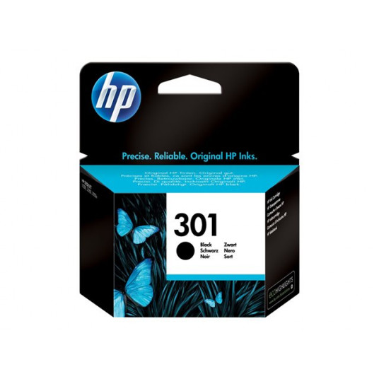 HP 301 tintes melns blisteris