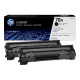 HP 2x toneris CE278A melns HV