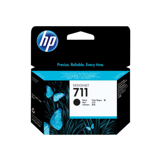 HP 711 tintes melna 80 ml DJ T120 520