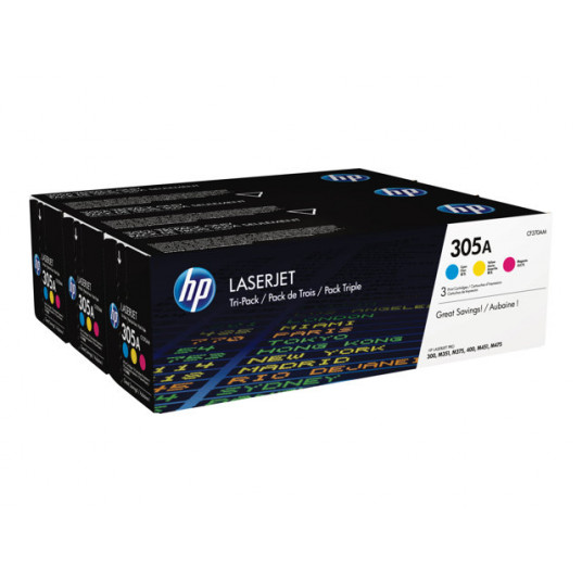 HP Toneris 305A CYM Tri-Pack M351 M451 M37
