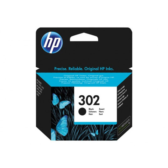HP 302 melnās tintes kasetņu blisteris